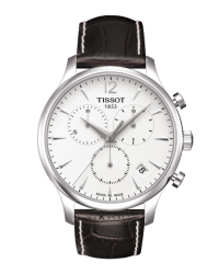 Tissot T-Classic Tradition  Chronograph Quartz Men's Watch, Stainless Steel, Silver Dial, T063.617.16.037.00