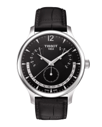 Tissot T-Classic Tradition  Quartz Men's Watch, Stainless Steel, Black Dial, T063.637.16.057.00