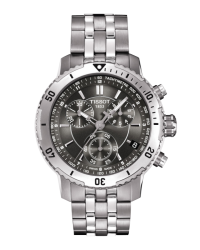 Tissot PRS200  Chronograph Quartz Men's Watch, Stainless Steel, Grey Dial, T067.417.11.051.00