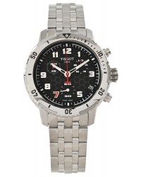Tissot PRS200  Chronograph Quartz Men's Watch, Stainless Steel, Black Dial, T067.417.11.052.00
