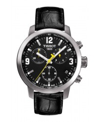 Tissot PRC200  Chronograph Quartz Men's Watch, Stainless Steel, Black Dial, T055.417.16.057.00