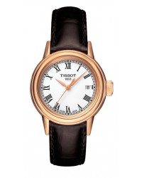 Tissot Carson Lady  Quartz Women's Watch, Rose Gold Plated, White Dial, T085.210.36.013.00