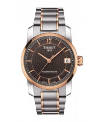Tissot Titanium Lady  Automatic Women's Watch, Titanium, Brown Dial, T087.207.55.297.00