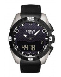 Tissot T Touch  Chronograph LCD Display Quartz Men's Watch, Titanium, Black Dial, T091.420.46.051.00