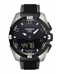 Tissot T Touch  Chronograph LCD Display Quartz Men's Watch, Titanium, Black Dial, T091.420.46.051.01