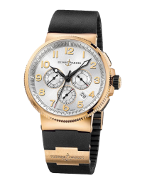 Ulysse Nardin Marine Chronometer  Automatic Men's Watch, 18K Rose Gold, Silver Dial, 1506-150-3/61
