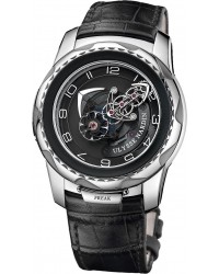 Ulysse Nardin Exceptional  Automatic Men's Watch, 18K White Gold, Black Dial, 2050-131