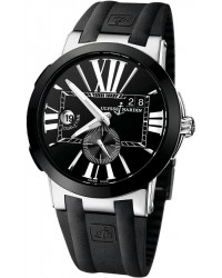 Ulysse Nardin Nifty / Functional  Automatic Men's Watch, Steel & Ceramic, Black Dial, 243-00-3/42