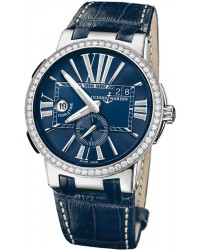 Ulysse Nardin Nifty / Functional  Automatic Men's Watch, Stainless Steel, Blue Dial, 243-00B/43