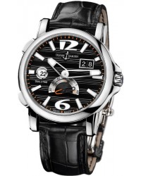 Ulysse Nardin Nifty / Functional  Automatic Men's Watch, Stainless Steel, Black Dial, 243-55/62