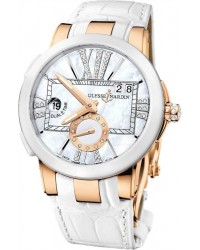 Ulysse Nardin Nifty / Functional  Automatic Women's Watch, 18K Rose Gold, Mother Of Pearl & Diamonds Dial, 246-10/391