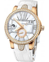 Ulysse Nardin Nifty / Functional  Automatic Women's Watch, 18K Rose Gold, Mother Of Pearl & Diamonds Dial, 246-10B/391