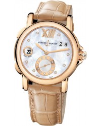 Ulysse Nardin Nifty / Functional  Automatic Women's Watch, 18K Rose Gold, Mother Of Pearl & Diamonds Dial, 246-22/391