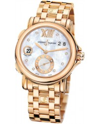 Ulysse Nardin Nifty / Functional  Automatic Women's Watch, 18K Rose Gold, Mother Of Pearl & Diamonds Dial, 246-22-8/391