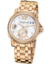 Ulysse Nardin Nifty / Functional  Automatic Women's Watch, 18K Rose Gold, Mother Of Pearl & Diamonds Dial, 246-22B-8/391