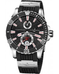Ulysse Nardin Maxi Marine Diver  Automatic Men's Watch, Stainless Steel, Black Dial, 263-10-3/92