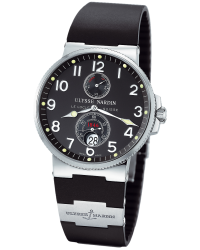 Ulysse Nardin Marine Chronometer  Automatic Men's Watch, Stainless Steel, Black Dial, 263-66-3/62