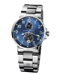 Ulysse Nardin Marine Chronometer  Automatic Men's Watch, Stainless Steel, Blue Dial, 263-66-7M/623
