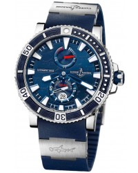 Ulysse Nardin Maxi Marine Diver  Automatic Men's Watch, Titanium & Stainless Steel, Blue Dial, 263-91LE-3