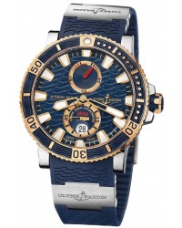 Ulysse Nardin Maxi Marine Diver  Automatic Men's Watch, Titanium & Rose Gold, Blue Dial, 265-90-3T/93