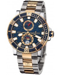 Ulysse Nardin Maxi Marine Diver  Automatic Men's Watch, Titanium & Rose Gold, Blue Dial, 265-90-8M/93