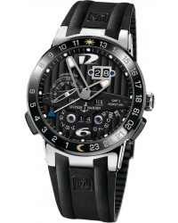 Ulysse Nardin Nifty / Functional  Automatic Men's Watch, 18K White Gold, Black Dial, 320-00-3