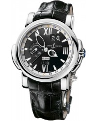 Ulysse Nardin Nifty / Functional  Automatic Men's Watch, 18K White Gold, Black Dial, 320-60/32