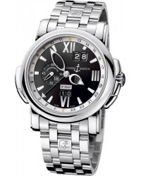 Ulysse Nardin Nifty / Functional  Automatic Men's Watch, 18K White Gold, Black Dial, 320-60-8/32