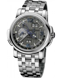 Ulysse Nardin Nifty / Functional  Automatic Men's Watch, 18K White Gold, Grey Dial, 320-60-8/69