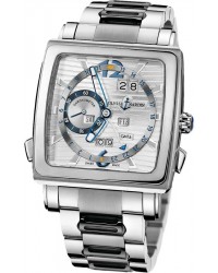 Ulysse Nardin Nifty / Functional  Automatic Men's Watch, 18K White Gold, Silver Dial, 320-90-8M/91