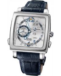 Ulysse Nardin Nifty / Functional  Automatic Men's Watch, 18K White Gold, Silver Dial, 320-90/91