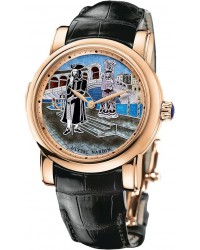 Ulysse Nardin Exceptional  Automatic Men's Watch, 18K Rose Gold, Enamel Custom Dial, 716-63/VEN
