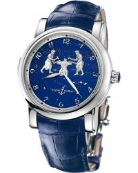 Ulysse Nardin Exceptional  Automatic Men's Watch, Platinum, Blue Dial, 719-61/E3