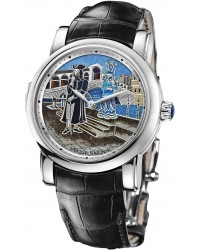 Ulysse Nardin Exceptional  Automatic Men's Watch, Platinum, Enamel Custom Dial, 719-63/VEN