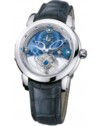 Ulysse Nardin Exceptional  Automatic Men's Watch, Platinum, Blue & Diamonds Dial, 799-81