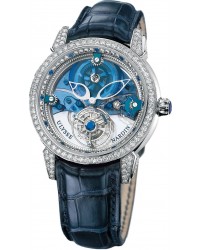 Ulysse Nardin Exceptional  Automatic Men's Watch, Platinum, Blue & Diamonds Dial, 799-83