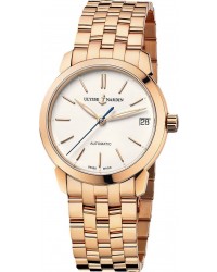 Ulysse Nardin Classical  Automatic Women's Watch, 18K Rose Gold, Cream Dial, 8106-116-8/90