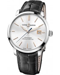 Ulysse Nardin Classical  Automatic Men's Watch, Stainless Steel, Silver Dial, 8153-111-2/90