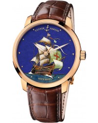 Ulysse Nardin Classical  Automatic Men's Watch, 18K Rose Gold, Custom Dial, 8156-111-2/SM