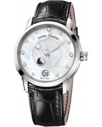 Ulysse Nardin Classical  Automatic Women's Watch, Stainless Steel, Mother Of Pearl & Diamonds Dial, 8293-123-2/991
