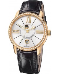 Ulysse Nardin Classical  Automatic Men's Watch, 18K Rose Gold, Silver Dial, 8296-122B-2/41
