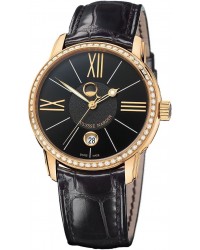 Ulysse Nardin Classical  Automatic Men's Watch, 18K Rose Gold, Black Dial, 8296-122B-2/42