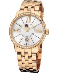 Ulysse Nardin Classical  Automatic Men's Watch, 18K Rose Gold, Silver Dial, 8296-122B-8/41