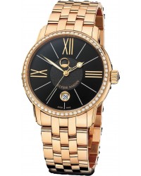 Ulysse Nardin Classical  Automatic Men's Watch, 18K Rose Gold, Black Dial, 8296-122B-8/42