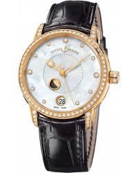 Ulysse Nardin Classical  Automatic Women's Watch, 18K Rose Gold, Mother Of Pearl & Diamonds Dial, 8296-123BC-2/991