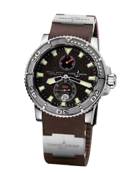 Ulysse Nardin Maxi Marine Diver  Automatic Certified Men's Watch, Stainless Steel, Brown Dial, 263-33-3/95
