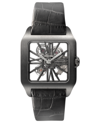 Cartier Ronde Solo  Automatic Men's Watch, Titanium, Skeleton Dial, W2020052