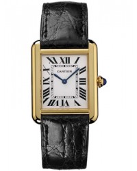 Cartier Tank Solo  Quartz Men's Watch, Stainless Steel, White Dial, W5200004