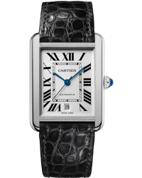Cartier Tank Solo  Automatic Men's Watch, Stainless Steel, Silver Dial, W5200027
