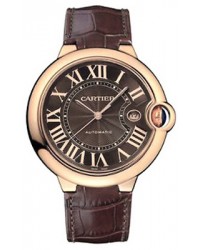 Cartier Ballon Bleu  Automatic Men's Watch, 18K Rose Gold, Brown Dial, W6920037